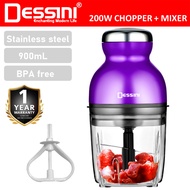 DESSINI ITALY RS-1686 900mL Capsule Cutter Spin Chopper Blender Grinder Mixer Mincer Masher Juicer P