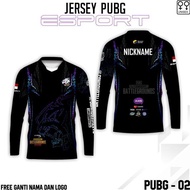 Viral esport jersey shirt evos pubg game shirt long sleeve
