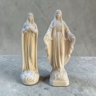 MINI CATHOLIC MOTHER STATUE 7CM – WHITE CERAMIC Catholic Gift Catholic Altar