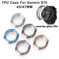 TPU Cover Case For Garmin Approach S70 42mm 47mm Smart Watch Accessories Protector Shell for Garmin 