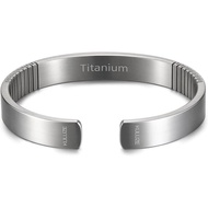 Gelang Lelaki |   Gelang Minimalis Titanium Tulen Direka untuk Lelaki |   Gelang Cuff Lelaki Springy