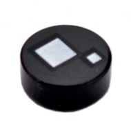 COOLPON|This Is LEGO Lego's Parts Black Tile 1x1 Printed Brick Eyes 98138pb072 98138