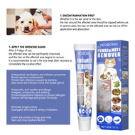 Yegbong Pet Mite Removal Cream Pet Dog Cat Skin Anti-Itch Removal Mite External Use Application Care