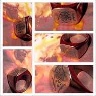 Cincin Pria Titanium Amulet Money Rejeki Lafad Unik Kejawen