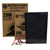 Mitsuyama Solar Panel 10W 20W Full Black B Monocrystalline/