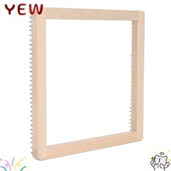 YYE Knitting Loom, Wooden 11.8x11.8in Weaving Loom, Handmade Square Shape Weaving Board For Adults