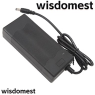 WISDOMEST Electric Scooter Charger, Black Portable Electric Scooter Power Adapter, Fast Charging DC 