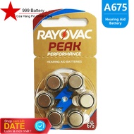 Pin máy trợ thính Rayovac PR44 Pin 675 / Pin AG13 ( vỉ 6 viên )