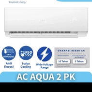 AC AQUA 2PK 2 PK second pemakaian 1 thn aqa-krc19anp bekas