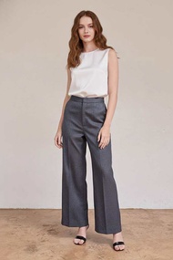 KADE กางเกง รุ่น Pippi Trouser กางเกงทรงขากระบอกใหญ่รีดจีบหน้าหลัง (KAD72)