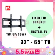 ALL IN TV WALL MOUNT FIXED TILT BRACKET WITH INSTALLATION ALL BRAND TV SUPPLY BRACKET AND INSTALL