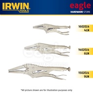Irwin Long Nose Locking Pliers With Wire Cutter ( 1602EL4 , 4LN , 1402EL4 , 6LN , 1502EL4 , 9LN )