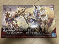 全新SD高達世界 群英集 復活的悟空 衝擊高達 三藏 突擊自由高達套裝 BANDAI SDW HEROS impulse gundam strike gundam set 渣古 zaku
