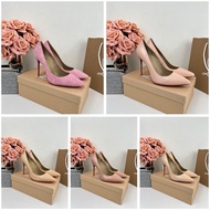 Heels women LOUBI pink color 8.5cm heels sneakers women