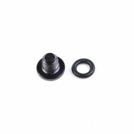 For-Shimano XT, SLX, Zee, Deore &amp; LX`Bike Bicycle Bleed Titanium`Screw &amp; O-Ring