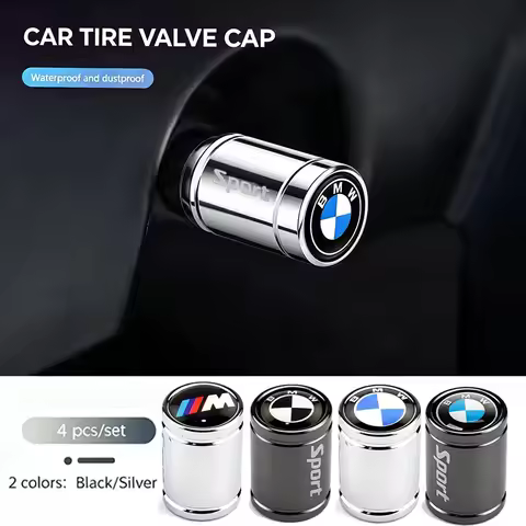 4pcs Metal Car Tire Stem Valve Caps Wheel Protector Covers for BMW M Power X2 X4 E90 E92 E46 E65 F11