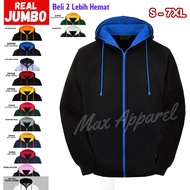Oversized Hoodie Jacket Sweater for Men Wanita Jumbo Size Hoodie Zipper POLOS 7XL XXXXXL XXXXL XL LM