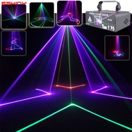 DM500 Animation RGB Laser Beam Lines Stage Disco Light DJ Party Pattern Projector Scans DMX Dance Ba