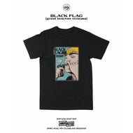 BLACK FLAG BAND T-SHIRT - GREAT TEACHER ONIZUKA - GTO
