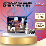 Aozoom A65 65W LED bulb is super bright, suitable for H4 H7 H11 9005 9006 9012 pins