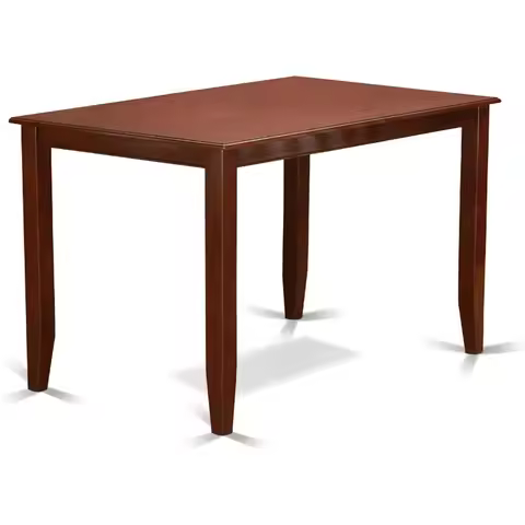 BUT-MAH-T Buckland Rectangle Counter Height Dining Table for Small Spaces, 30x48 Inch, Mahogany