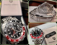 Pagani Design，劳力士GMT-Master可樂红黑圈致敬版，99%新