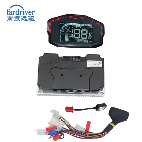FARDRIVER Electric Motorcycle Controller Kits ND72680 680A Programmable For 4-6KW Motor with DKD LCD