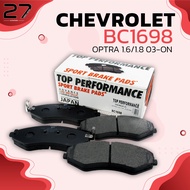 ผ้าเบรคหน้า CHEVROLET OPTRA 1.6 / 1.8 03-ON - รหัส BC1ผ้าเบรค หน้า CHEVROLET OPTRA 1.6 & 1.8 03-ON -