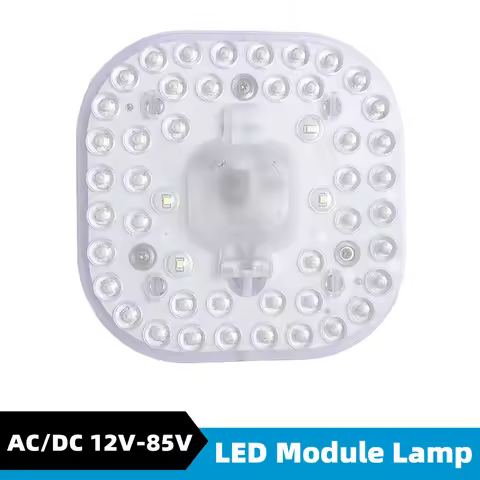 LED Module Lamp AC DC 12V 24V 36V LED Panel Light 12W 18W 24W Square Magnetic Ceiling Lamp Board Lig