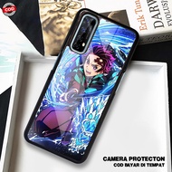HP HS19 Case Realme 7 - 7 Pro Softcase Glass Kaca - Hardcase 2D Glossy - Protective Phone Case Lates