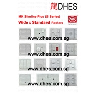 MK Slimline Plus Wide Rocker Switch Socket Water heater Dimmer Melody Chime Flex Outlet Installation