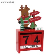 Warmwing Christmas Decoration Creative  Calendar Countdown Desktop Ornament Christmas Gift for Kids Navida Noel New Year Gifts SG