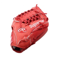 【二手】 Supreme SUP x Rawlings 12ss 棒球手套，左手，真皮，男款，二手