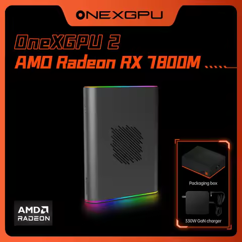 Onexplayer Onexgpu 2 RX7600M XT USB4 OCuLink Portable Graphics Expansion Dock For OneXPlayer Handhel