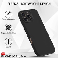 iPhone 16 / 16 PRO / 16 PRO MAX / 15 PRO / 15 / 15 PRO MAX / 15 PLUS Silicone Matte TPU Soft Case Co