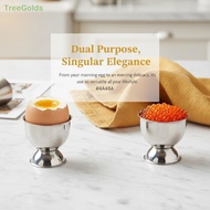 NEW Stainless Steel Egg Cup Holder Lightweight Tableware Plates For Hard Soft Eggs Suitable For Offi