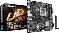 GIGABYTE H610M D3W WIFI6 Intel LGA 1700 Micro ATX Motherboard, Supports 14th/13th/12th Gen Intel Pro