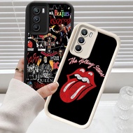 CH1 ACDC RollingStones Soft Casing for Realme C75 OPPO A55 A94 A74 A16 C71 C73 A16s A54S Protective 