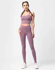 BSD Women's Seamless Yoga 2 Piece Outfits,Sports Vest Bra and High Waist Pants.Sports Leggings Yoga
