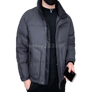 Down jacket men's winter jacket loose and fashionable men's standing collar down jacket LQYW