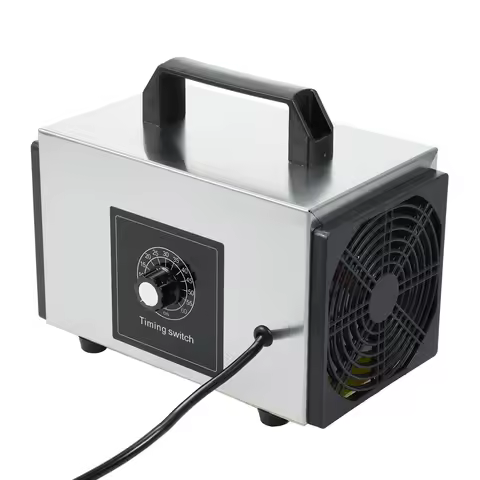 Ozone Generator Portable Ozone Machine Air Filter Purifier Horizontal Output Home Office Commercial