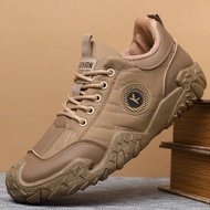 Men's Shoes Spring Breathable Casual Shoes Men's Black Work Shoes Lightweight Outdoor Sports Shoes W