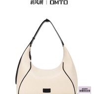 Omto * hobo Underarm Bag 2024 New Style Imitation Canvas Messenger Bag Female High-End Sense Large-C