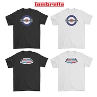 Lambretta Mods FontsTshirt Cotton Print Dtf Hd Print Cotton 200gsm Black and White S to 5XL