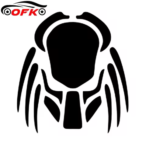 Popular Car Stickers Funny Vinyl Sticker Predator Waterproof Decal on Bumper Rear Window Laptop
