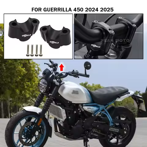 Risers Clamp Extension Adapter Guerrilla450 Motorcycle Handlebar Riser Lift Booster FOR Guerrilla 45