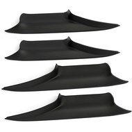 [Replacement] 4X Door Inner Front Handle Brace Matte Black for BMW 7 F02 F01 Interior Replacement Ac