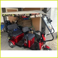 ✱ ↖ ▰ SEAT COVER SET AND CURTAIN FOR E-BIKE 3 WHEELS NWOW, ERVS 2, ERVS 3 , CHANDA,HAMSUN ETC