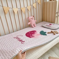 ที่นอนยางพาราเปล2in1พร้อมปลอกหมอน60x12แผ่นที่นอนยางพารา0ซม. สำหรับทารก0-3ปีในฤดูร้อน