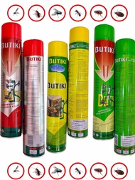 BUTIKI SPRAY WATERBASED MULTI-INSECT KILLER 750ml INSECT SPRAY-PEACH/ROSE/JASMINE PEST CONTROL